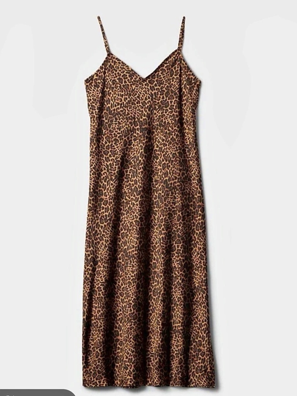 Gap Leopard Maxi Dress in Brown Size Small Like New